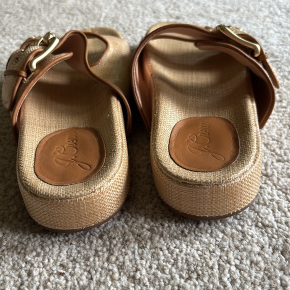 J. Crew Two-Strap Woven Buckle Sandals - Picture 6 of 7